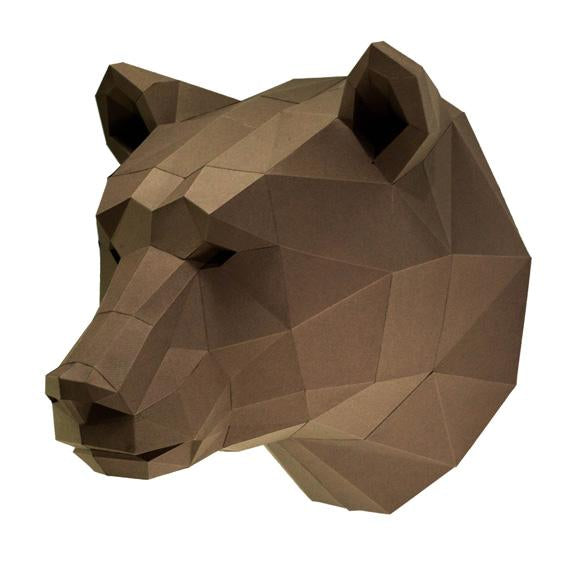 Bear Head Wall Decor & Mount